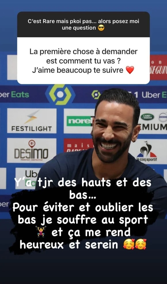 Adil Rami : nouvelle rupture avec Léna, le footballeur se confie à coeur ouvert