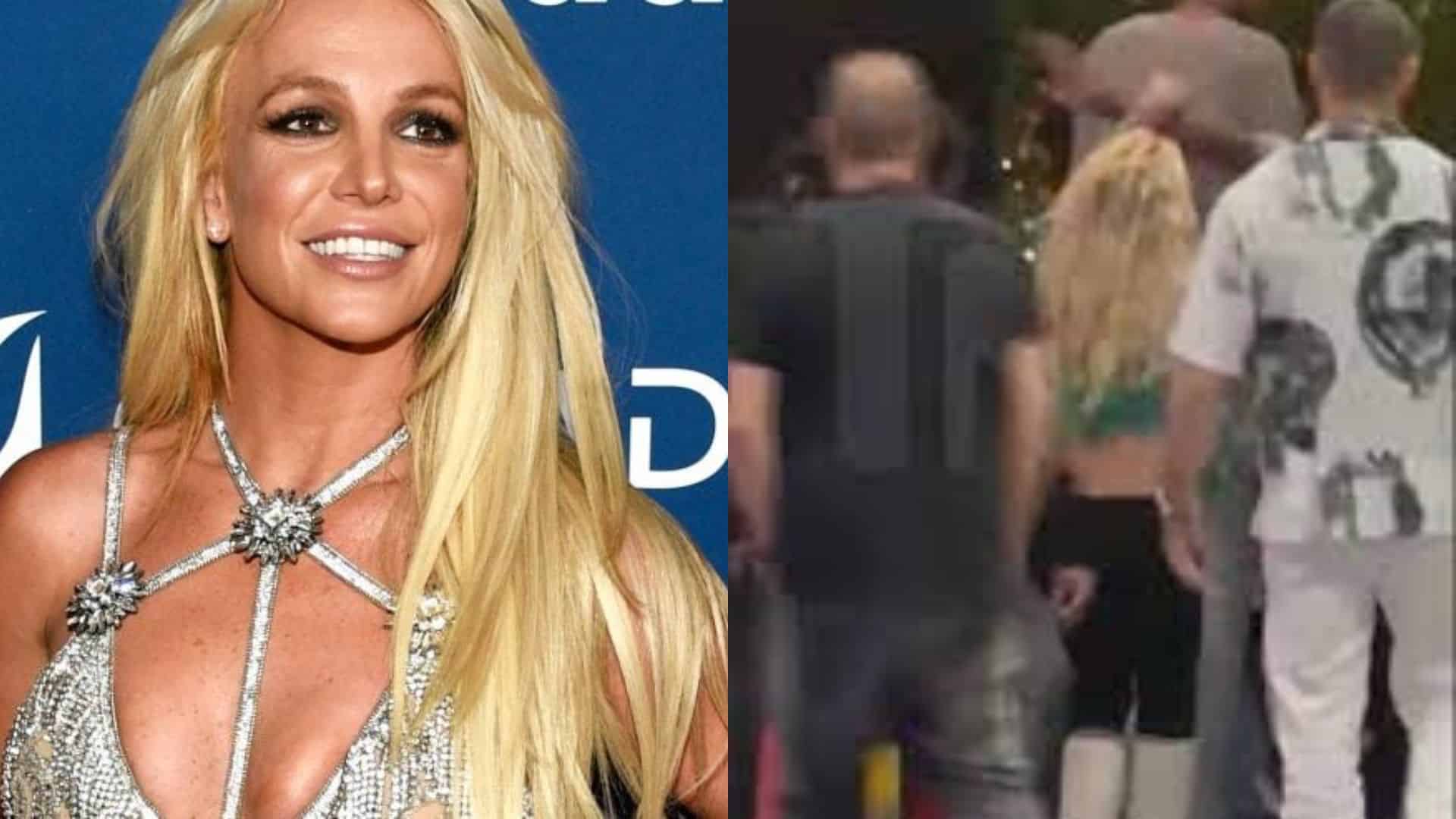Britney Spears frappée au visage : les images de son agression par un garde du corps
