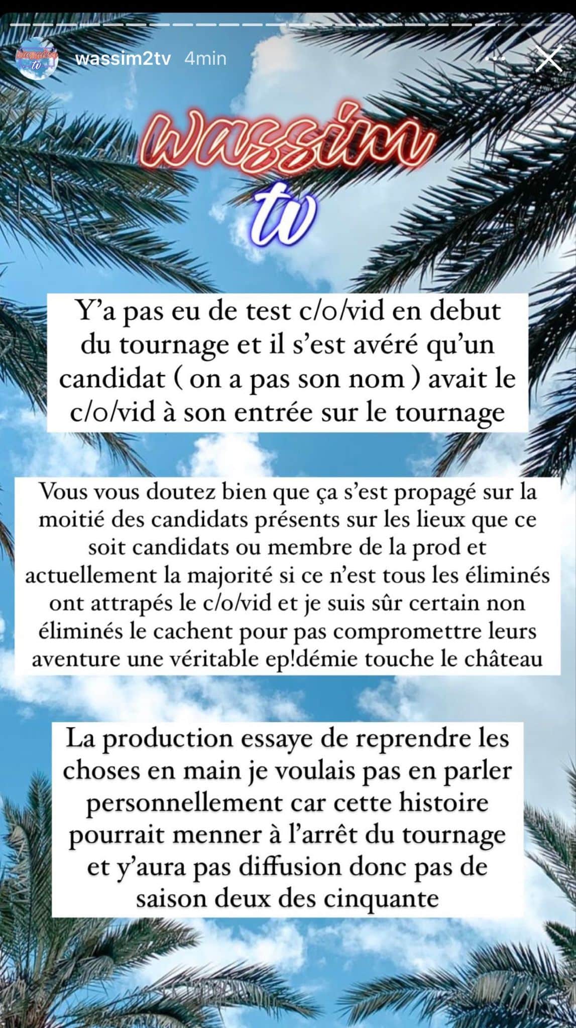 Les Cinquante saison 2 : le tournage sur le point d'être interrompu ? Une épidémie frappe le château 