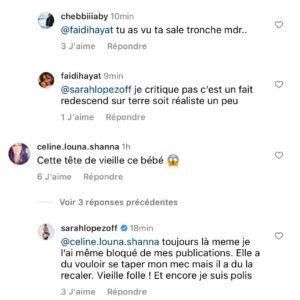 Sarah Lopez : sa fille comparée à une mamie, elle répond aux haters