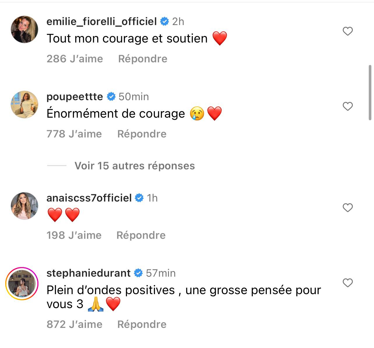 Jessica Thivenin, Giuseppa : les candidates de télé-réalité apportent leur soutien à Caroline Receveur