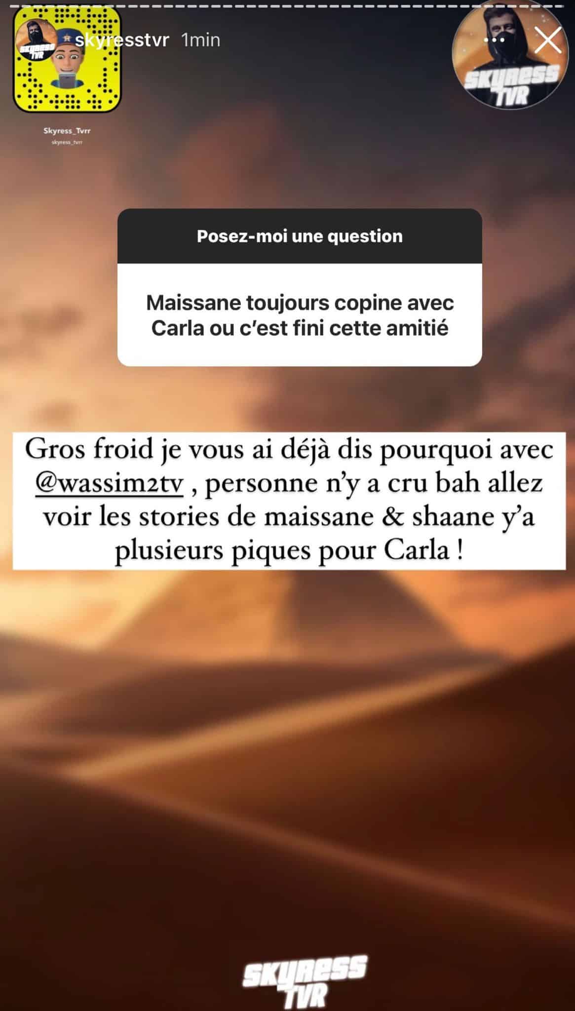 Carla Moreau : en froid avec Maissane depuis sa trahison dans les Cinquante ? Leur relation se précise