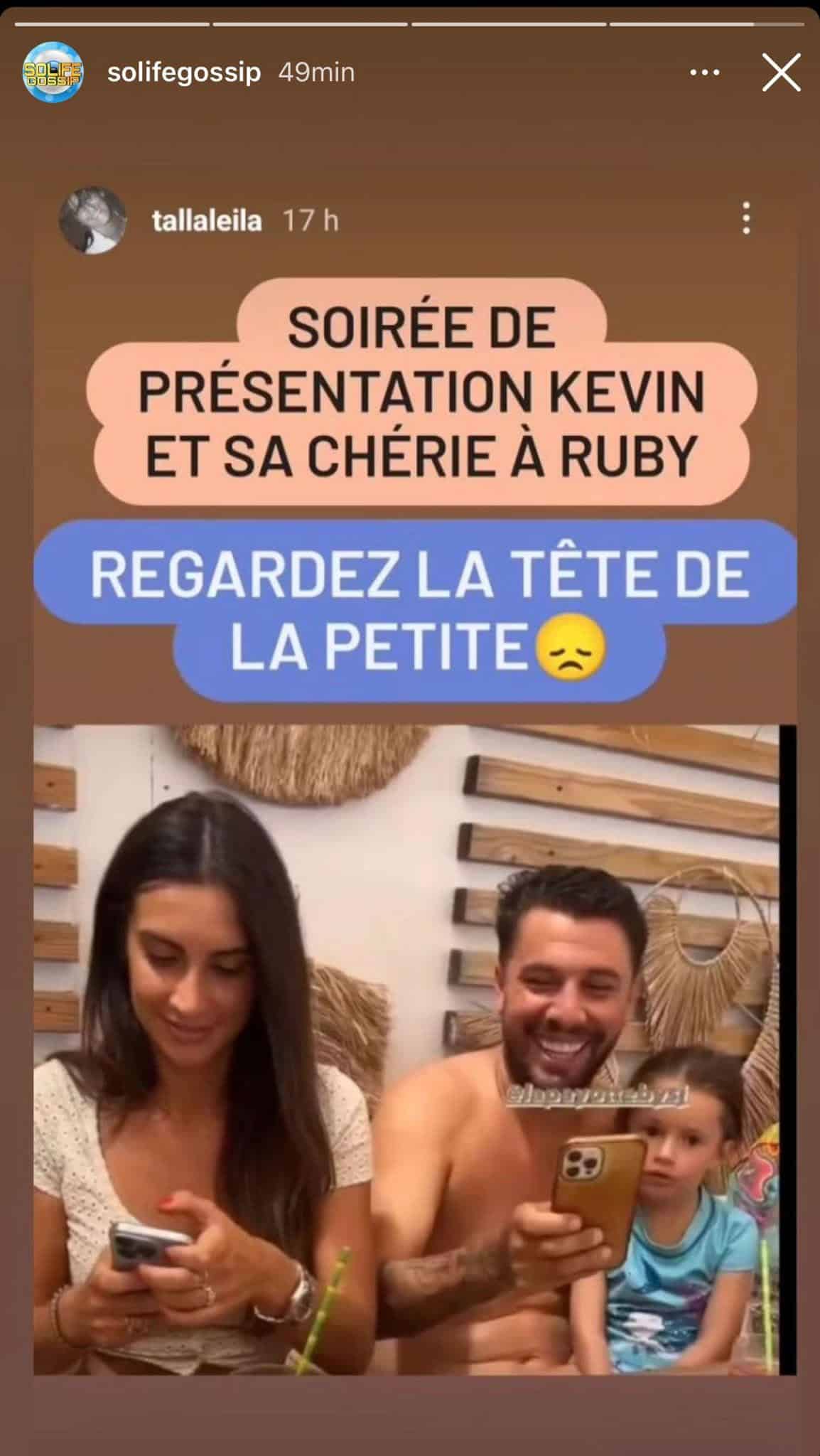 Kevin Guedj : il présente sa nouvelle chérie à Ruby, la réaction de sa fille interpelle les internautes