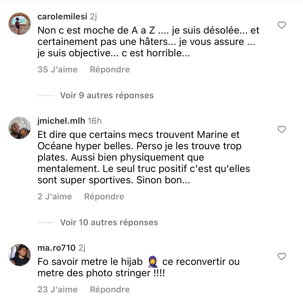 Commentaires Océane El Himer 