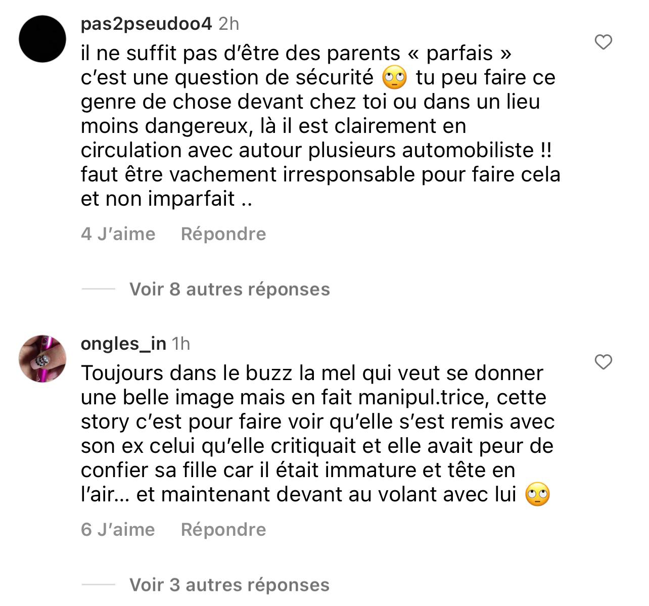 Commentaires Mélanie Dedigama 