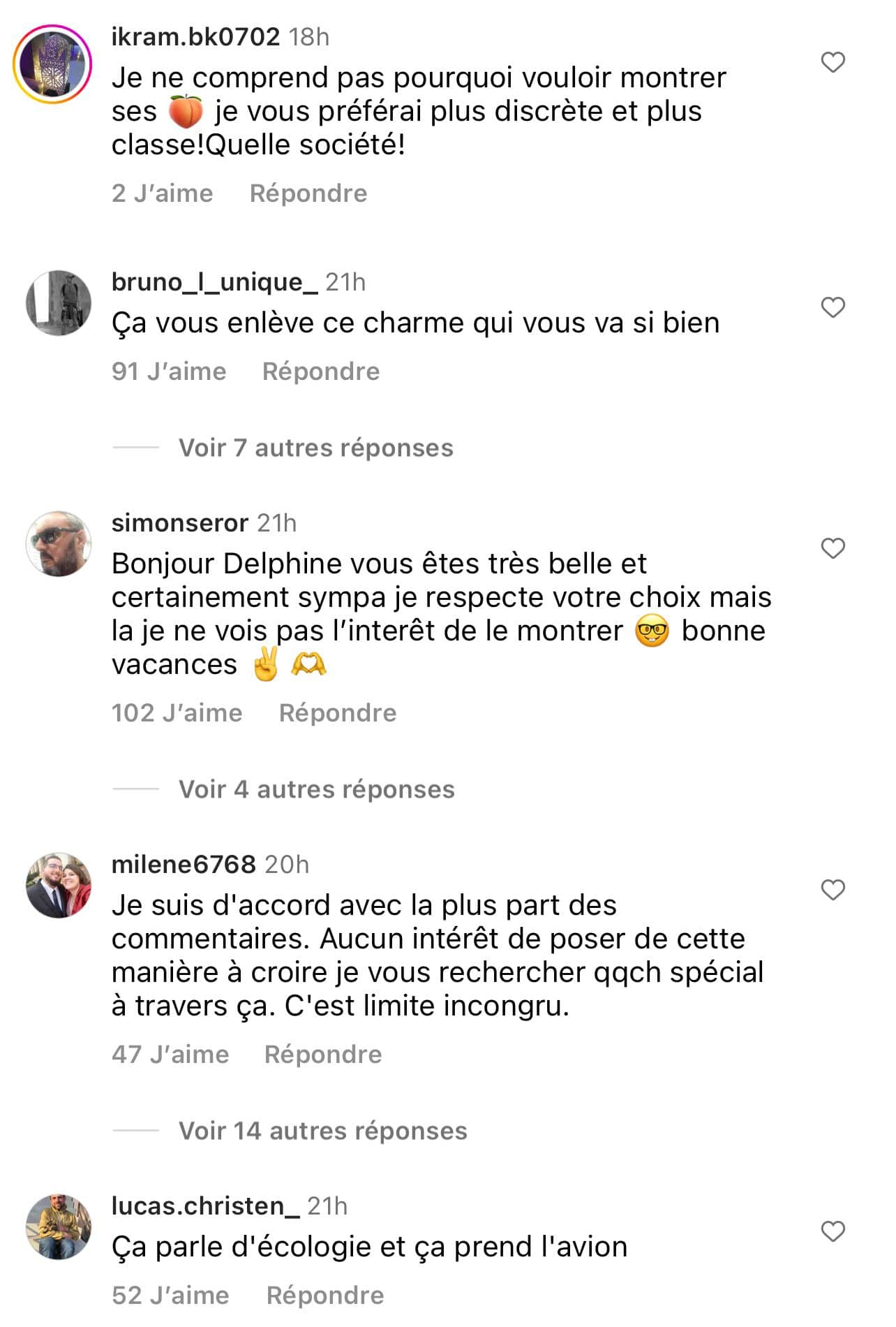 Delphine Wespiser : elle montre ses fesses et règle ses comptes avec ses haters