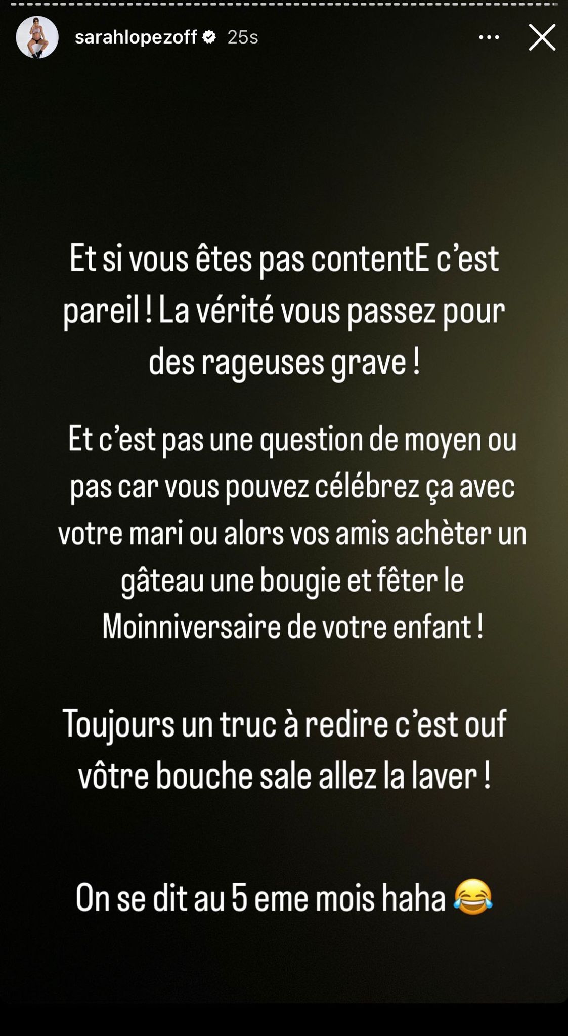 Sarah Lopez : elle fête les 4 mois de sa fille et la vidéo interpelle les internautes