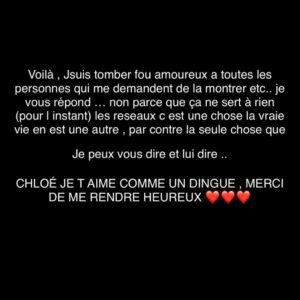 'Je t'aime comme un dingue' : Kevin Guedj fou amoureux, il fait une déclaration d'amour à sa chérie