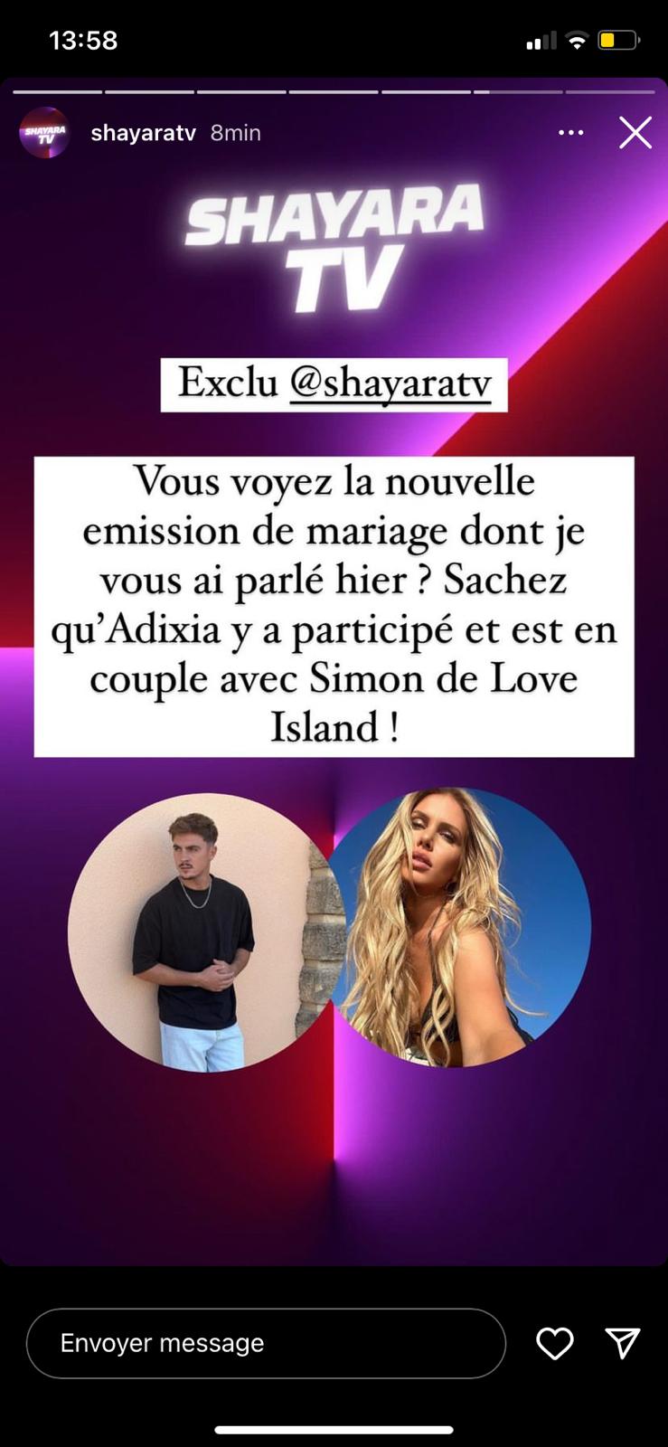 Adixia : elle serait en couple sur le tournage de 'Save the date', la nouvelle télé-réalité de W9