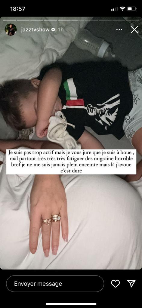 'Je suis à bout' : Jazz Correia enceinte de son quatrième enfant, elle n'en peut plus