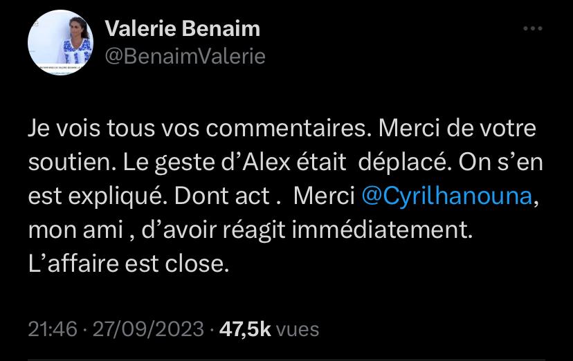 TPMP : Alex Goude met une main aux fesses de Valérie Benaïm, Cyril Hanouna le recadre sèchement