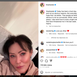 'Une dure journée' : Shannen Doherty donne des nouvelles de son combat contre le cancer