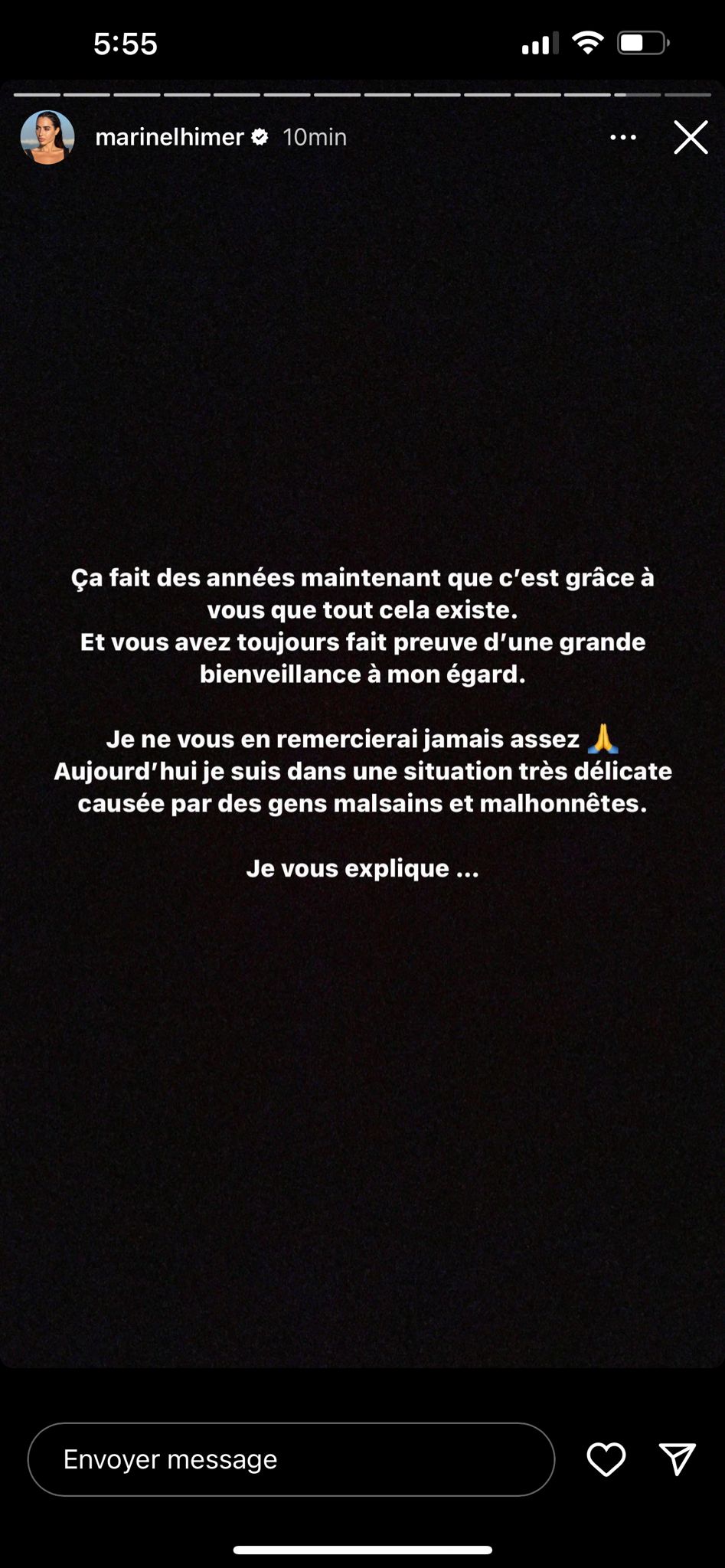 Marine El Himer : au plus mal, elle inquiète vivement sa communauté