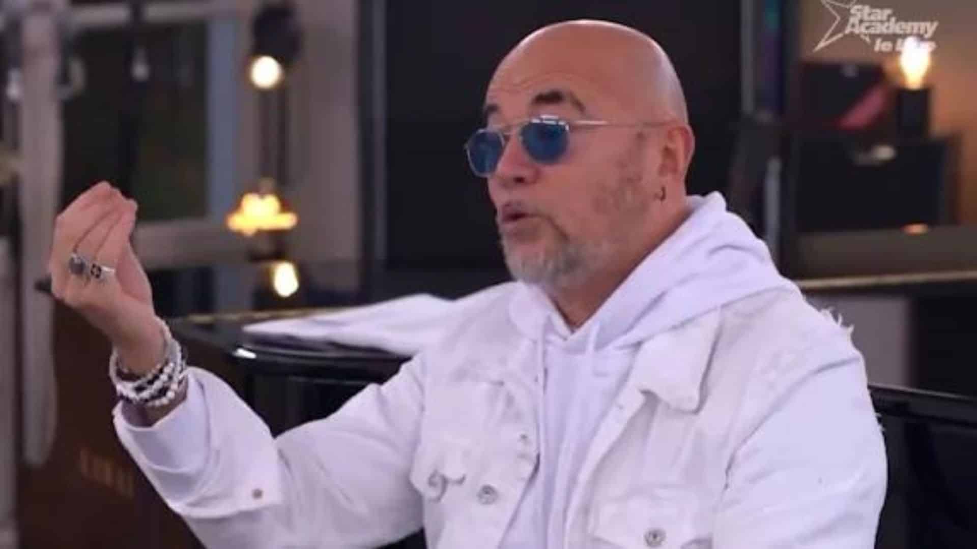 Star Academy : Pascal Obispo recadre une élève à cause de son tic de langage