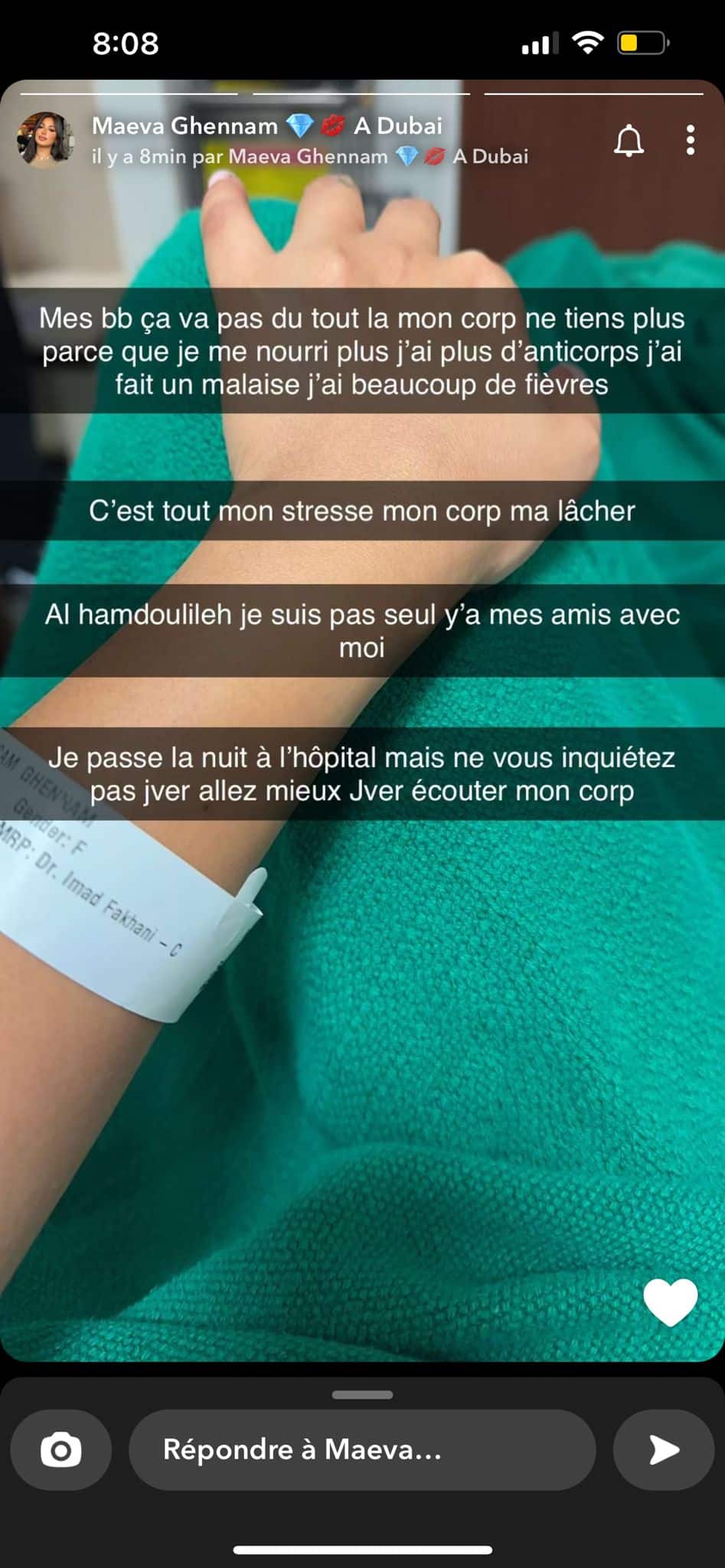 'Ça va pas du tout' : hospitalisée d'urgence, Maeva Ghennam se livre sur ses problèmes de santé