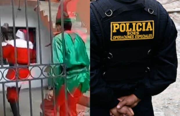 Pérou : des policiers se déguisent en Père Noël pour arrêter des dealers