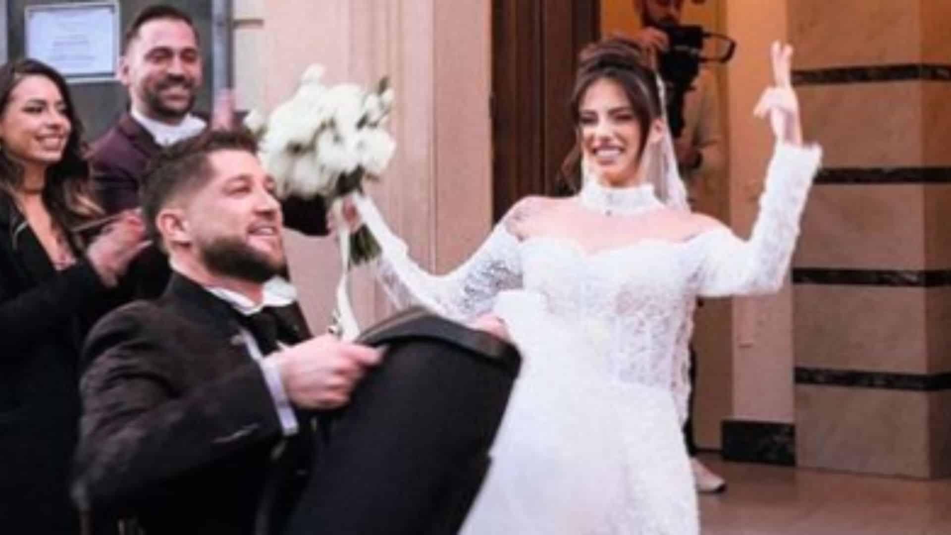 "Le plus beau jour après la naissance de Giorgia" : Giuseppa et Paga se livrent après leur mariage