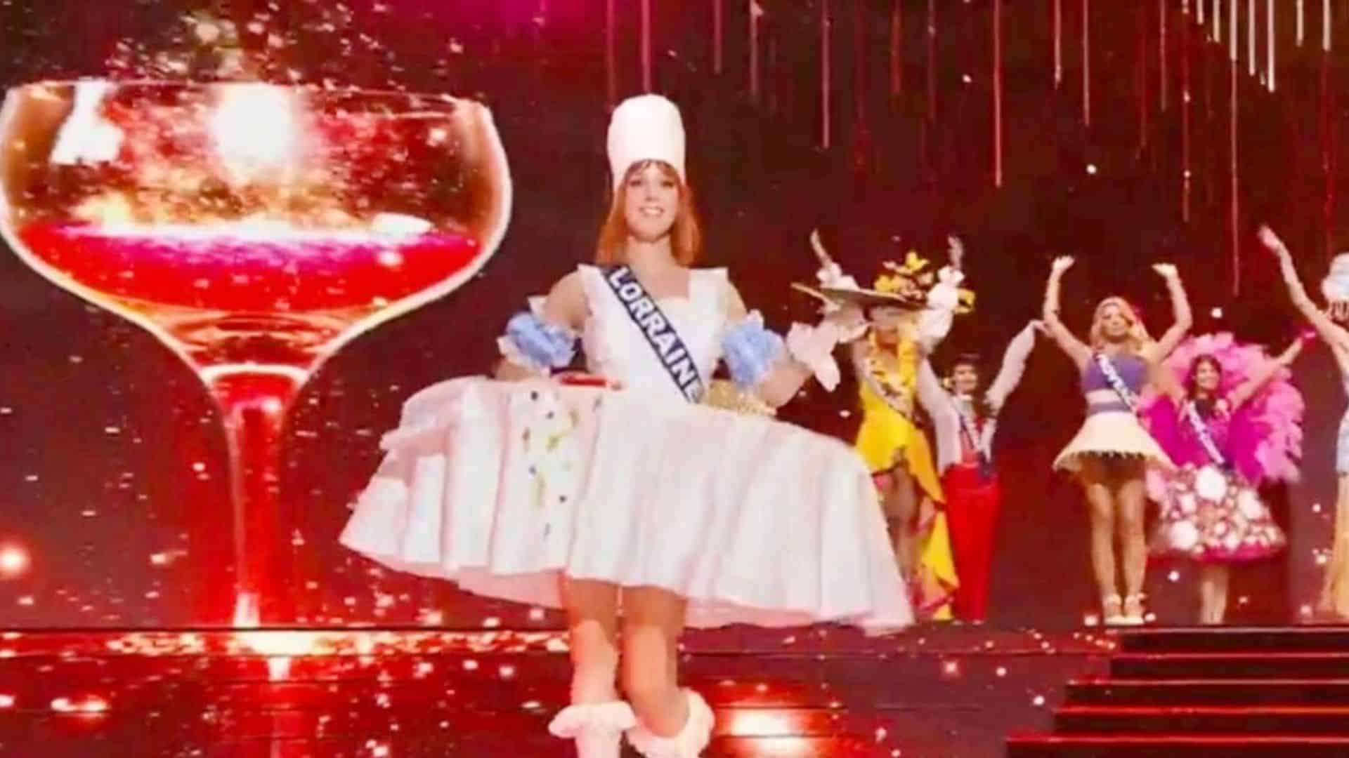 Miss France 2024 : le créateur de la robe-table de Miss Lorraine obligé de se justifier