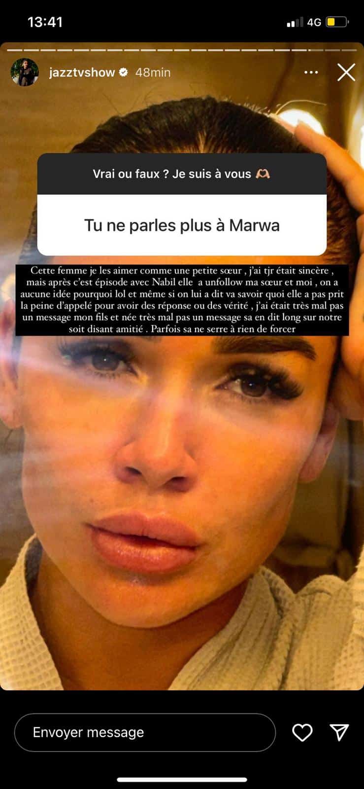 Jazz Correia : en froid avec Marwa Loud, elle explique les raisons de leur brouille