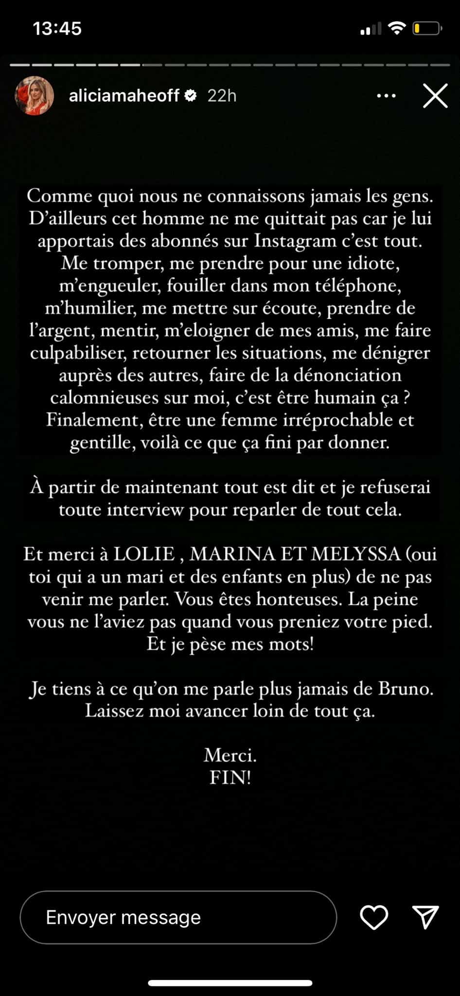 Bruno (MAPR) : séparé de Jennifer, son ex Alicia révèle l'identité de ses maitresses