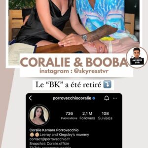 Coralie Porrovecchio : séparée de Boubacar Kamara ? Elle le bloque sur les réseaux sociaux