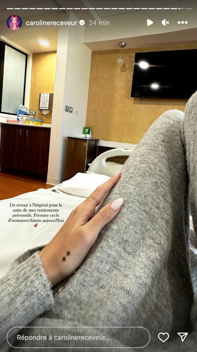 Caroline Receveur et le cancer : de retour à l'hôpital, elle se confie