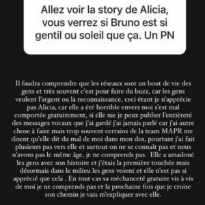 Emilie (MAPR) : elle s'en prend à Alicia et défend Bruno