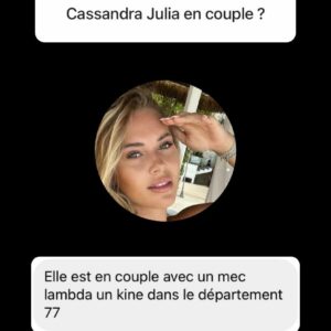 Cassandra Jullia (Les Apprentis Aventuriers) : l'ex de Giovanni Prat aurait refait sa vie