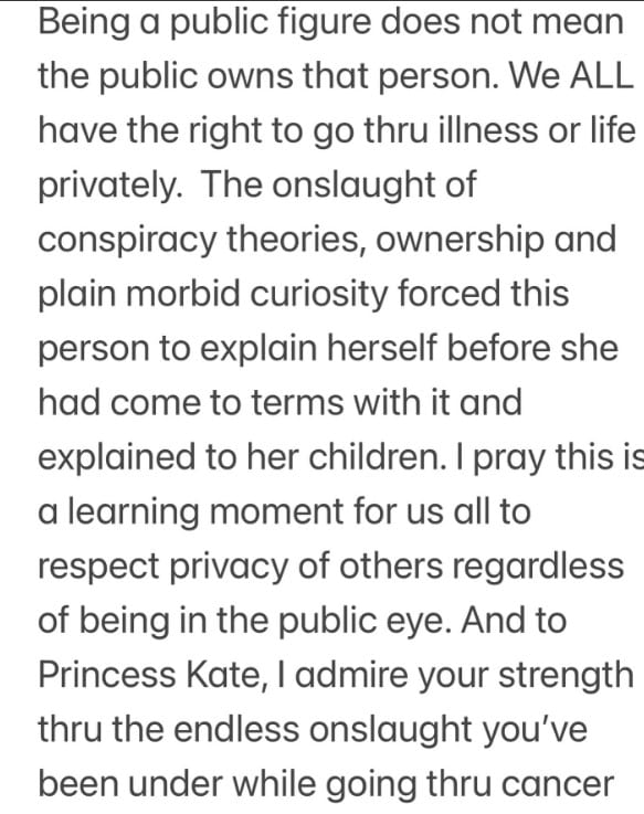 Kate Middleton et le cancer : Shannen Doherty prend la parole après l’annonce de la princesse