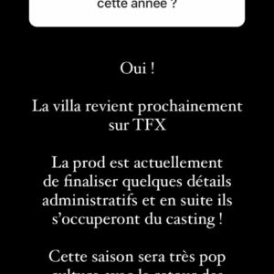 La Villa des cœurs brisés : la télé-réalité bientôt de retour sur TFX, le casting se précise