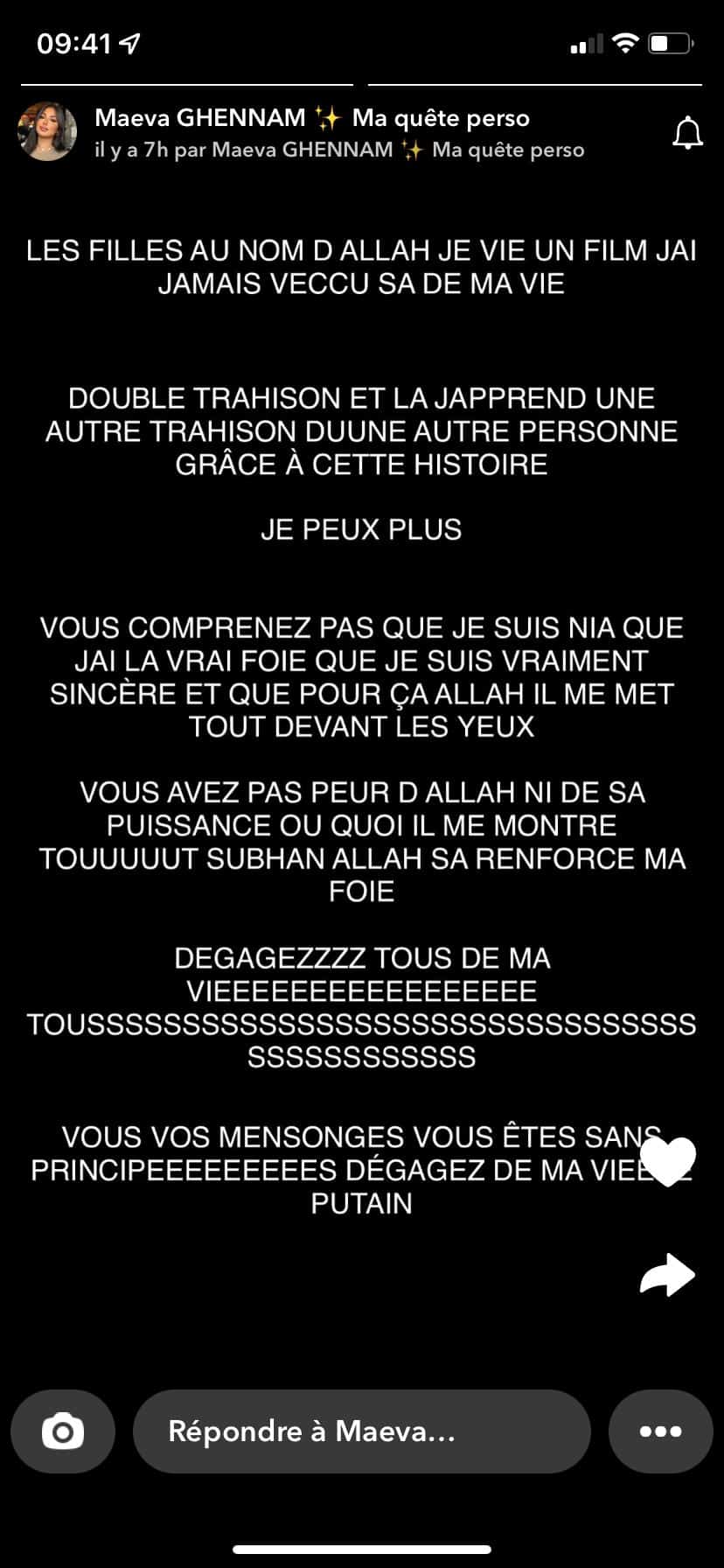 Maeva Ghennam : à nouveau trahie par une personne proche, elle s'exprime