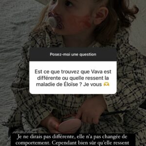 Eloïse Appelle atteinte d'un cancer : son chéri Nacca explique comment leur fille vit la situation