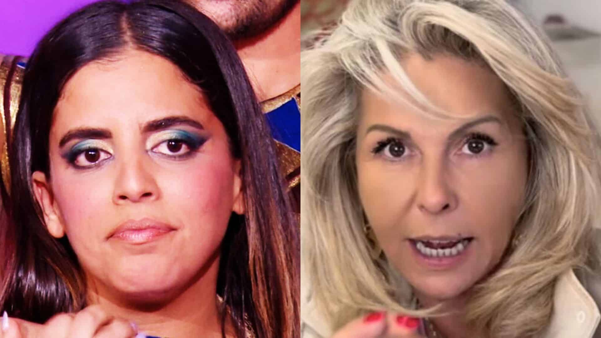 Inès Reg : on sait ce qu'elle a dit à Caroline Margeridon pendant leur conflit