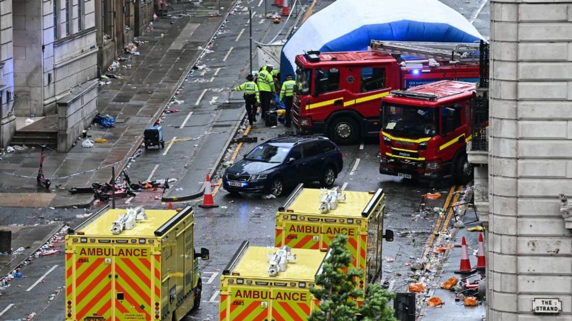 Chaos à Liverpool : une voiture fonce dans la foule, un joueur de football français présent