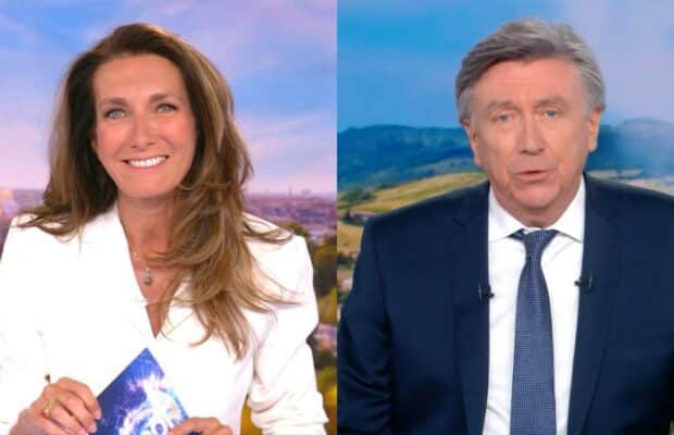 Anne-Claire Coudray : elle fait un clin d’oeil à Jacques Legros à la fin de son JT