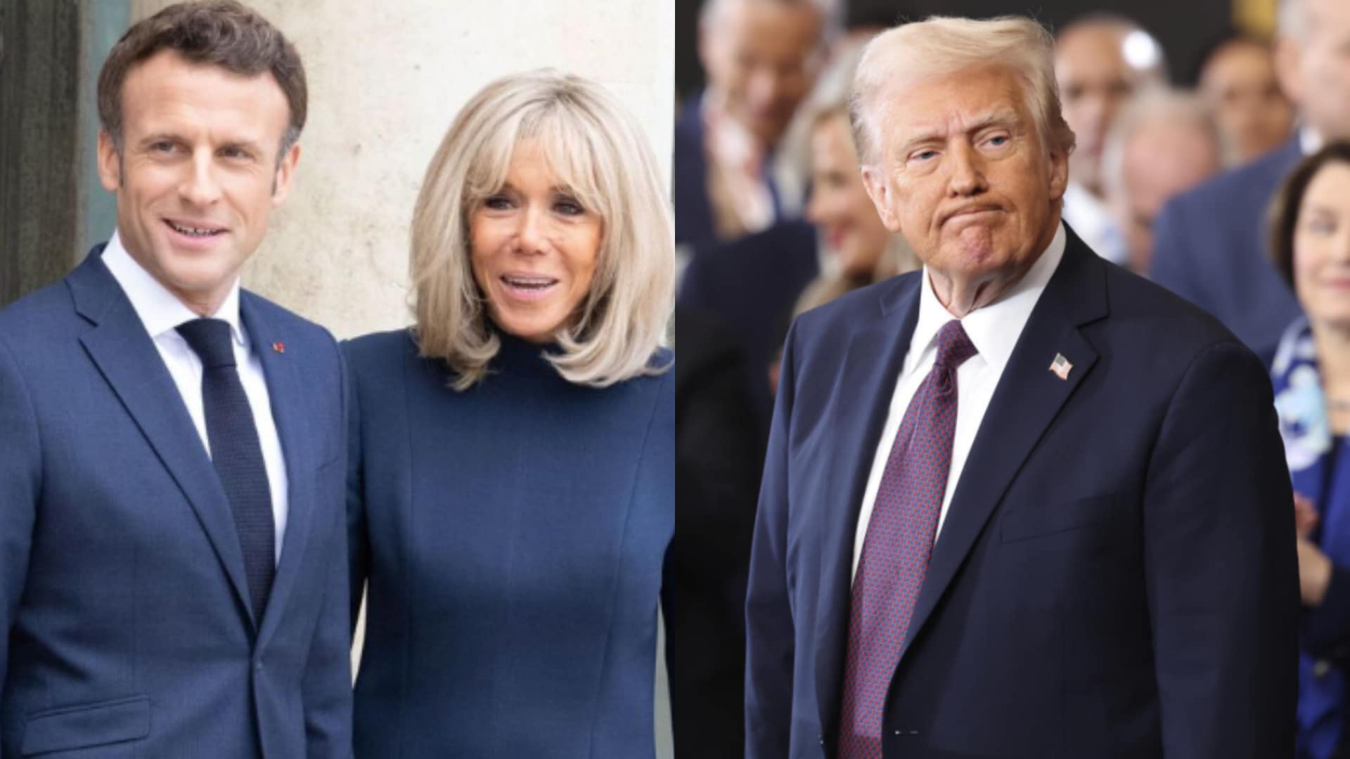 Emmanuel Macron : giflé par sa femme Brigitte ? Donald Trump réagit à la vidéo et lui donne un conseil