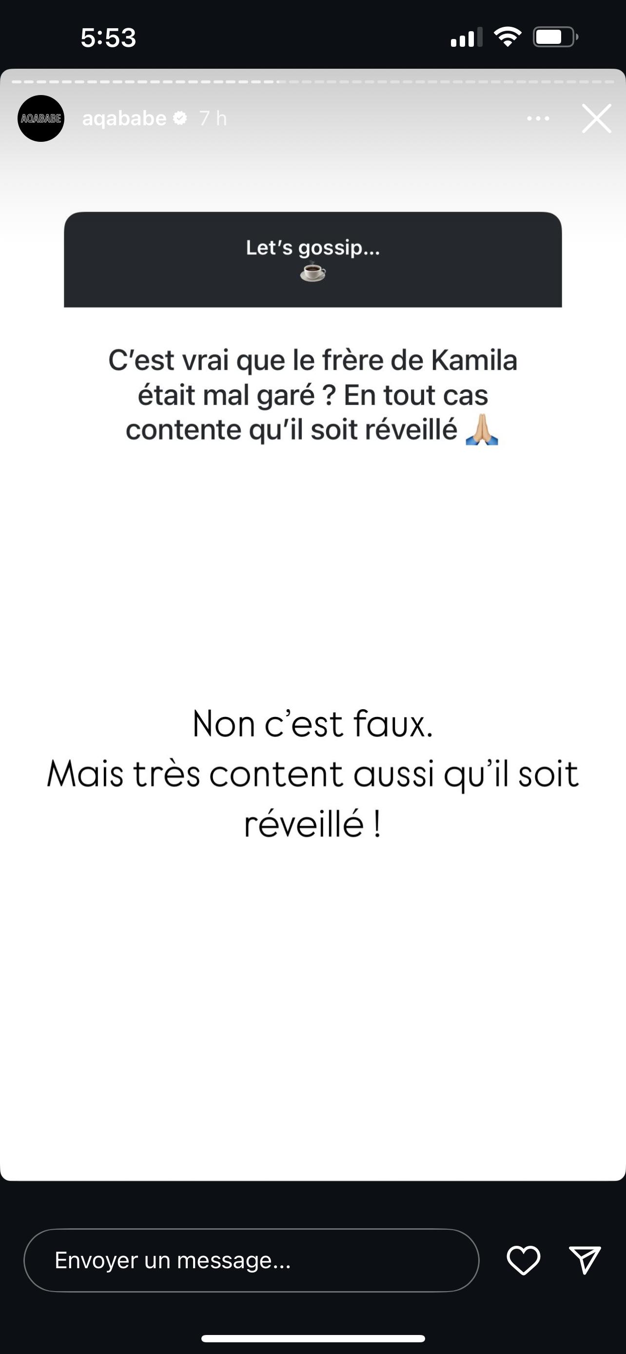 Kamila : son frère agressé à cause d'un stationnement gênant, sa version démentie