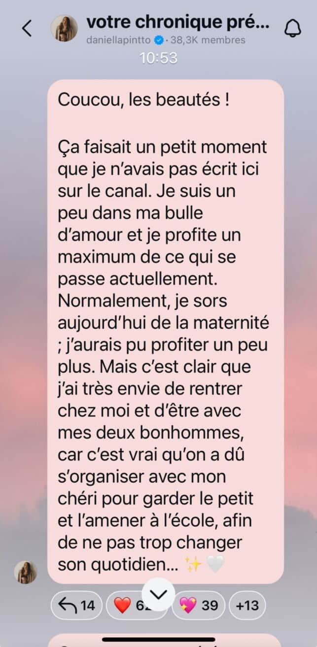 Les confidences de Daniela Capone sur sa deuxième grossesse compliquée