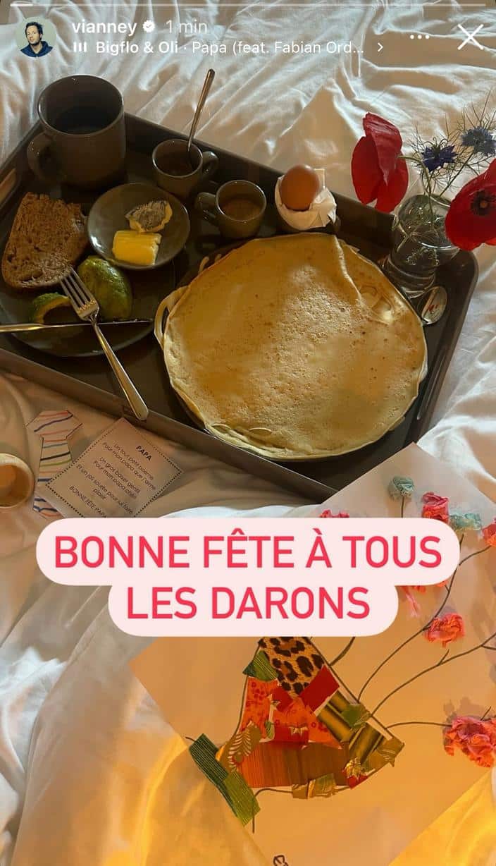 Vianney papa heureux : il montre ce que son fils lui a préparé pour la fête des Pères