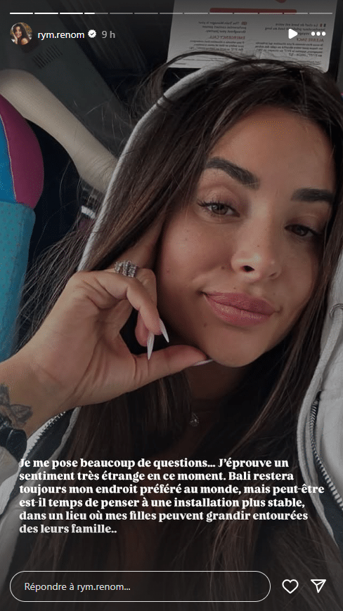 Rym Renom : pour ses filles, l’influenceuse envisage un changement de vie