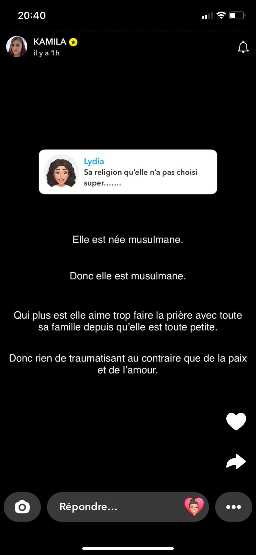 Kamila : les images de sa fille de 3 ans entièrement voilée interpellent les internautes