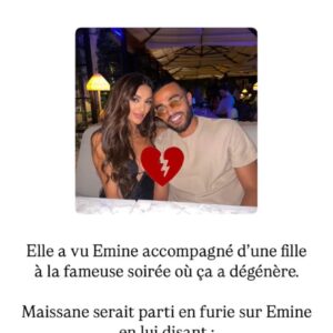 Maissane : on connaît les raisons de son altercation avec Emine