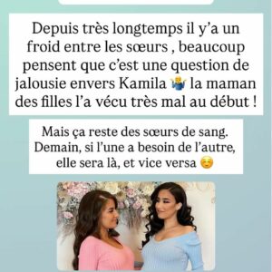 Kamila : en froid avec sa sœur depuis des années, on connaît les raisons
