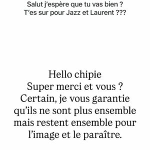 Jazz et Laurent Correia : leur rupture définitive confirmée