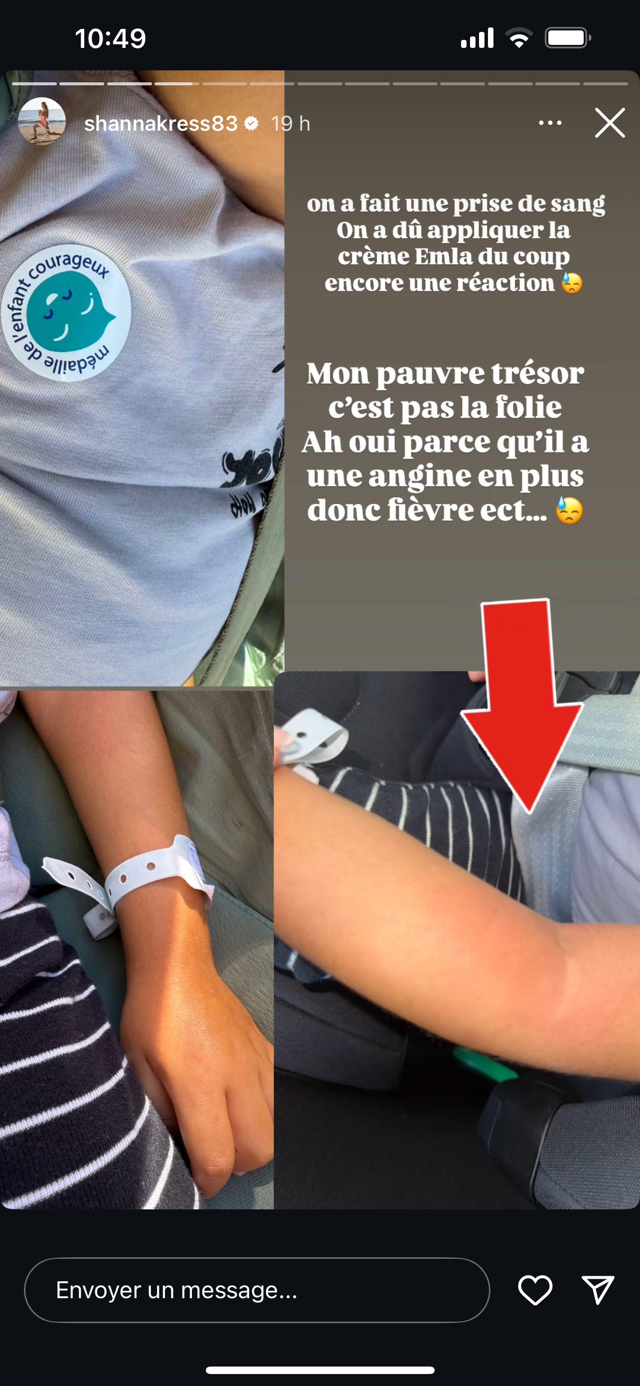 Shanna Kress : son fils Loüka emmené en urgence à l'hôpital